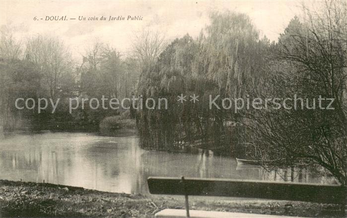 Douai 59 Un coin du Jardin Public