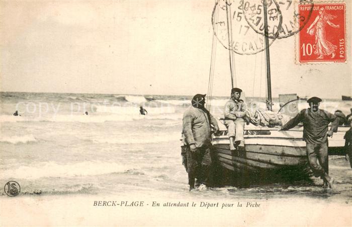 Berck-Plage 62 En attendant le Depart pour la Peche