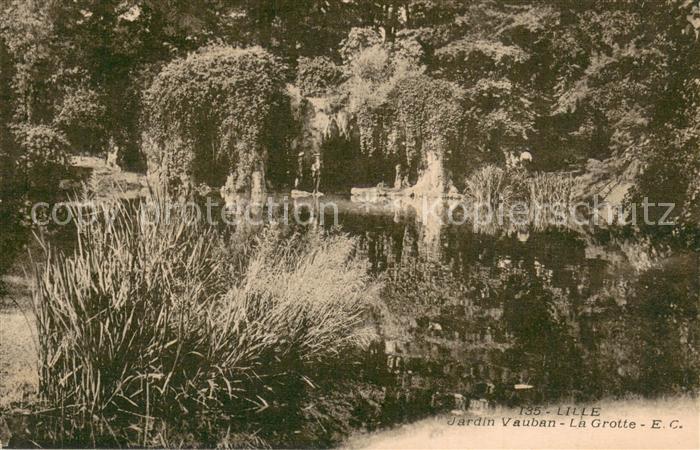 Lille 59 Jardin Vauban La Grotte