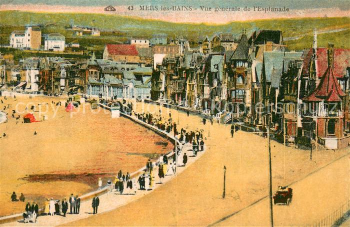 Mers-les-Bains 80 Vue generale de l'Esplanade