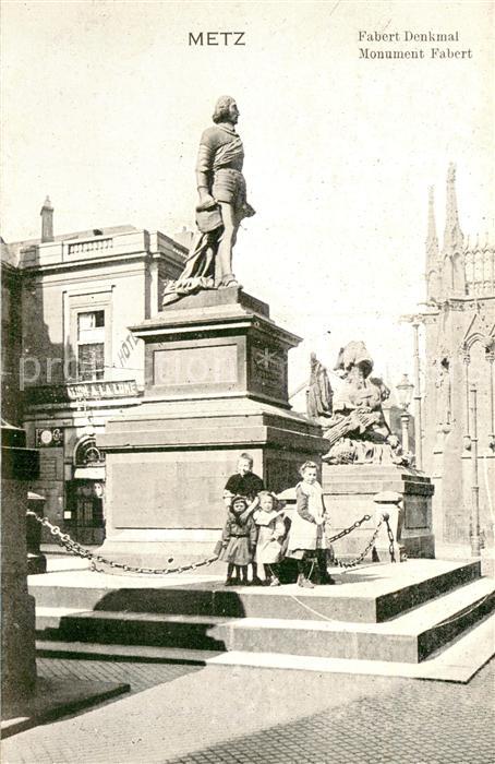 Metz  57 Moselle Fabert Denkmal