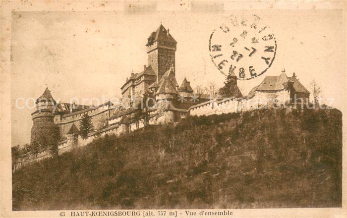 Haut-Koenigsbourg Hohkoenigsburg Vue d_ensemble