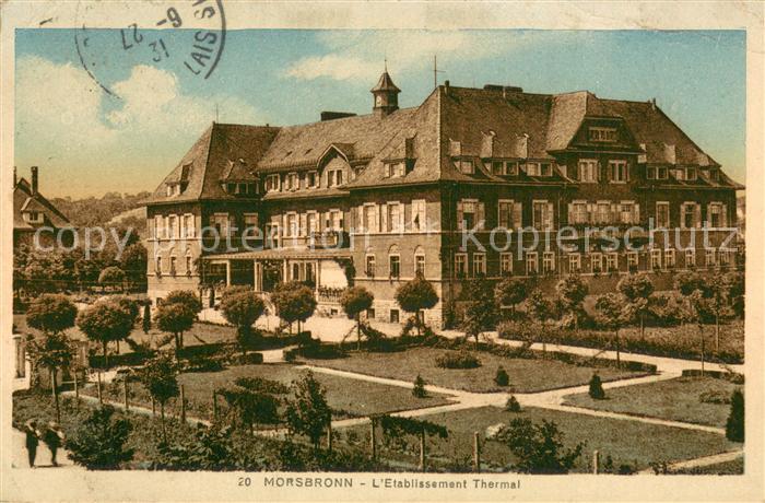 Morsbronn-les-Bains Bad 67 Etablissement Thermal