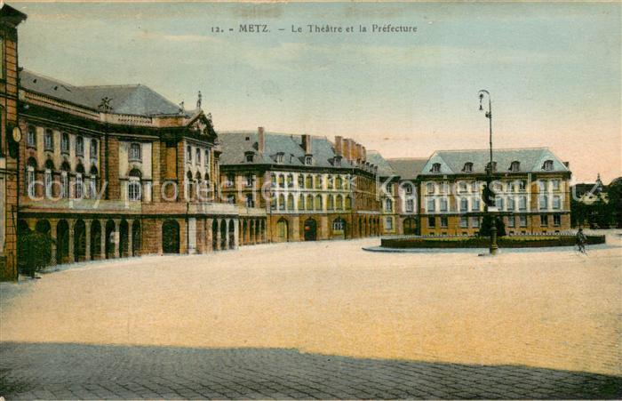 Metz  57 Moselle Le Theatre et la Prefecture
