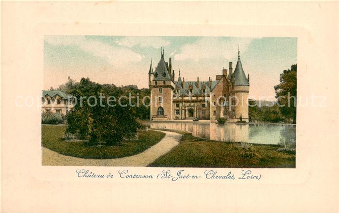 Saint-Just-en-Chevalet Chateau de Contenson