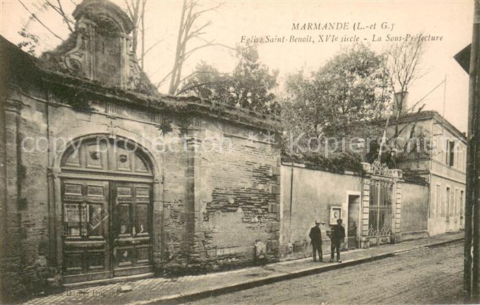 Marmande Eglise Saint Benoit La Sous Prefecture