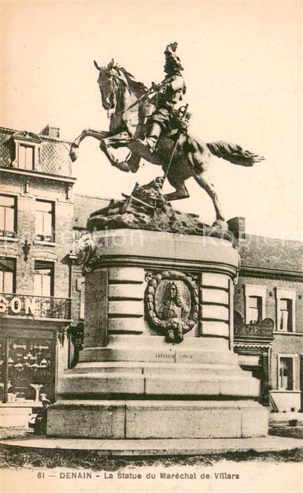Denain La Statue du Marechal de Villars