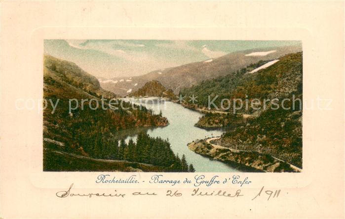 Rochetaillee  Saint-Etienne Barrage du Gouffre d Enfer