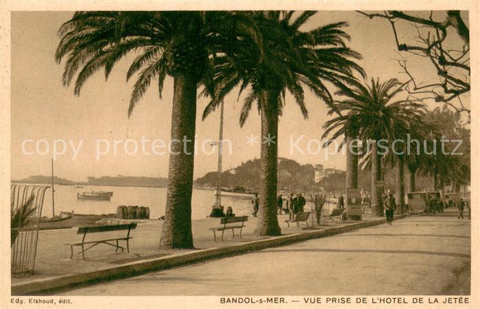 Bandol 83-sur-Mer Vue prise de l’Hotel de la Jetee