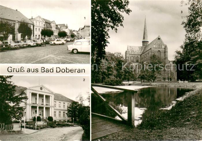 Bad Doberan Markt Sanatorium Moorbad Blick zum Muenster
