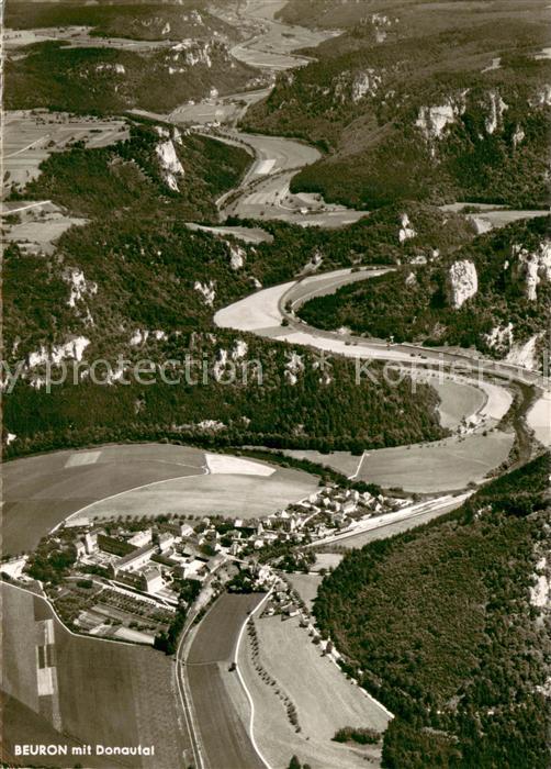 Beuron Donautal Fliegeraufnahme