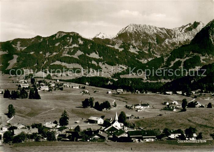 Obermaiselstein mit Sonnenkopf Entschenkopf Nebelhorn und Rubihorn