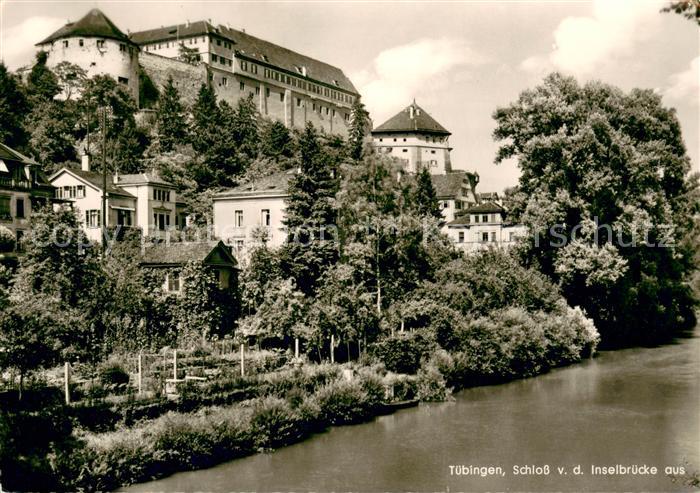 TueBINGEN BW Schlossblick von der Inselbruecke