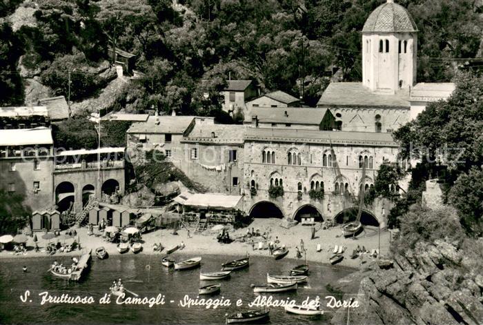 San Fruttuoso di Camogli Spiaggia e Abbazia dei Doria