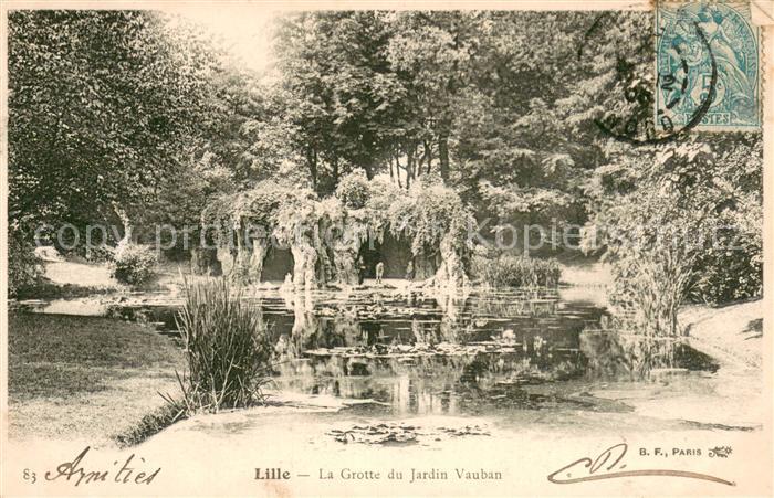 Lille 59 La Grotte du Jardin Vauban