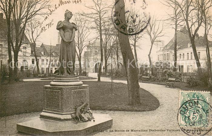 Douai 59 La Statue de Marcellin Desbordes