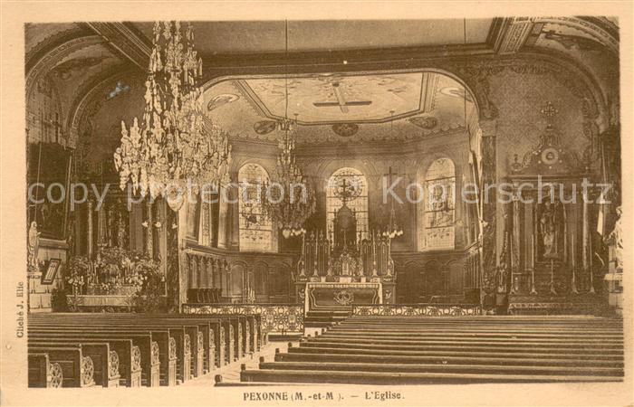 Pexonne 54 Die Kirche Innenansicht