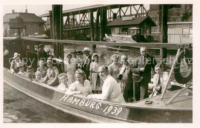 HAMBURG  CITY Partie auf dem Boot