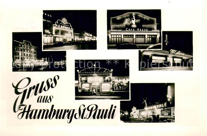 St Pauli Teilansichten bei Nacht