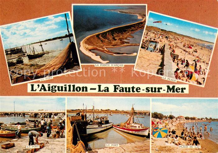 L Aiguillon-sur-Mer Fliegeraufnahme-La Pointe d Arcais Plage Port PLage-du lac