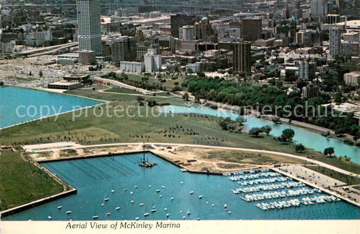 Milwaukee Wisconsin Fliegeraufnahme McKinley Marina