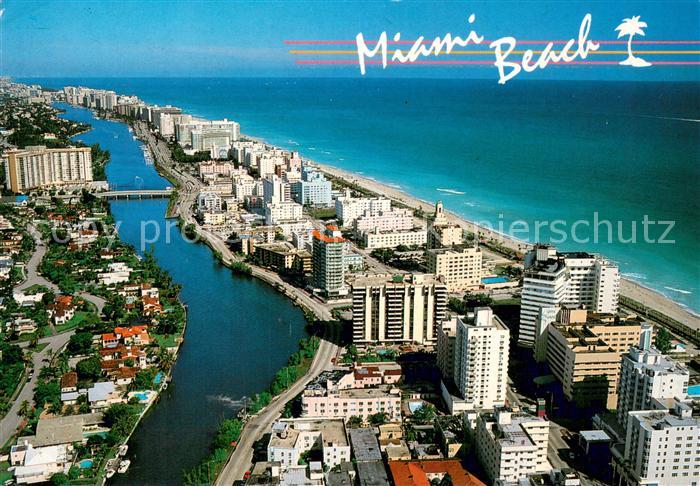Miami Beach Fliegeraufnahme Hotels