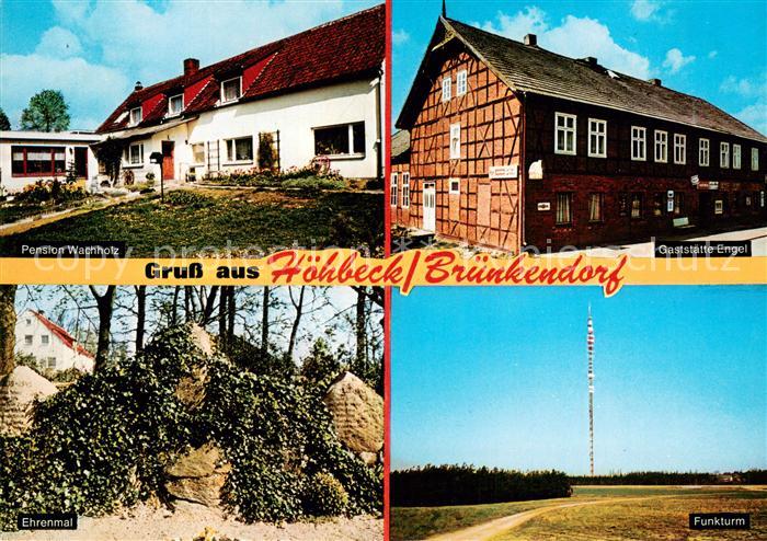 Hoehbeck Funkturm Gaststaette-Engel Pension-Wachholz Ehrenmal
