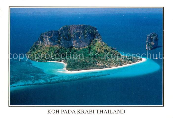 Krabi Fliegeraufnahme Koh Pada Inselansicht