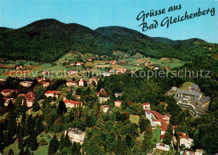 Bad Gleichenberg Fliegeraufnahme Gesamtansicht