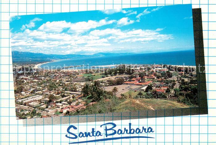 Santa Barbara California Coastline City-College-campus Harbor