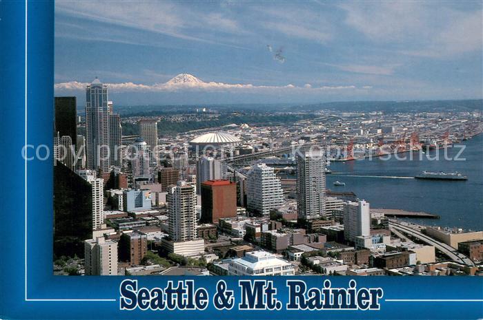 Seattle Downtown business-district Elliott-Bay