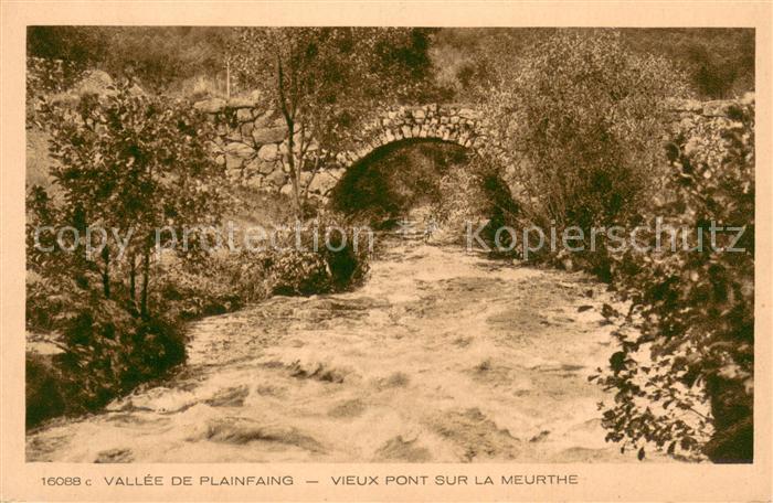 Plainfaing 88 Vallee de Plainfaing Vieux Pont sur la Meurthe
