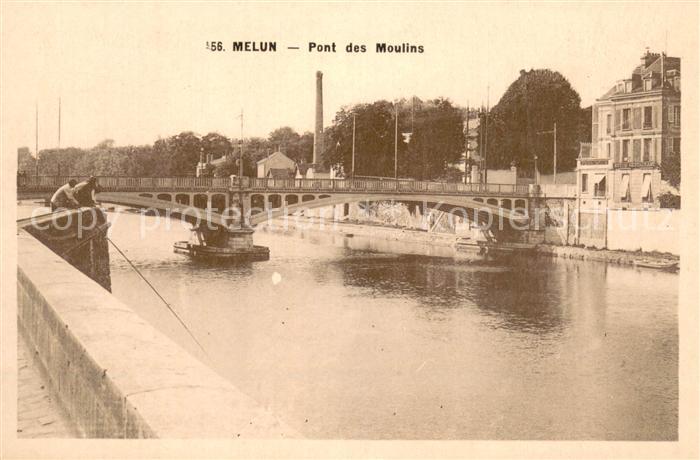 Melun 77 Pont de Moulins