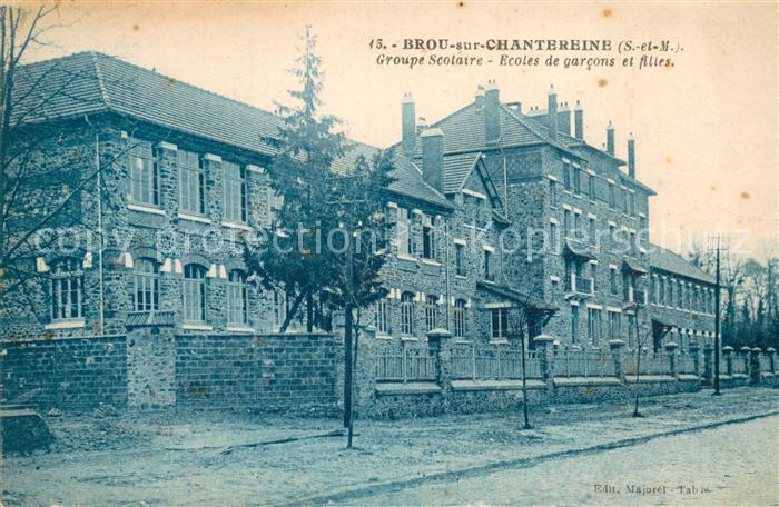 Brou-sur-Chantereine 77 Groupe Scolaire Ecoles de garcons et filies