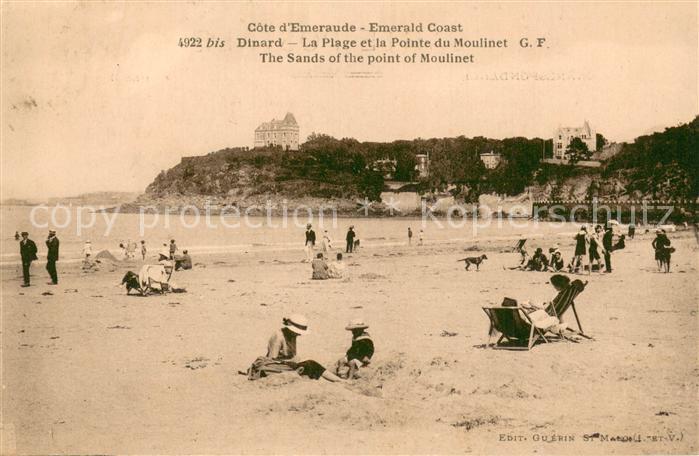 Dinard 35 La Plage et la Pointe du Moulinet