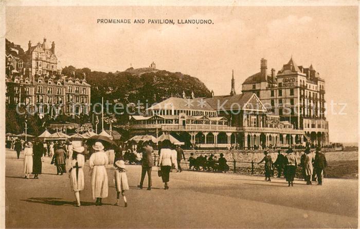 Llandudno Wales Promenade and Pavilion