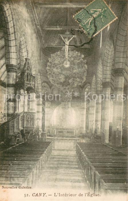 Cany-Barville Interieur de l'Eglise