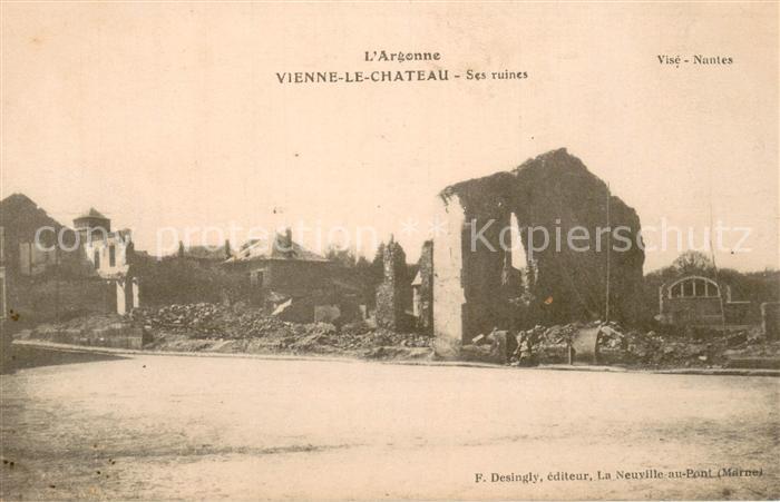 Vienne-le-Chateau Ses ruines