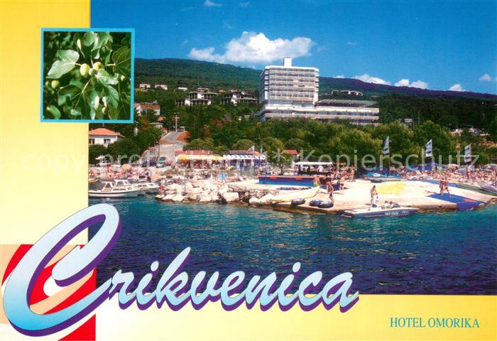 Crikvenica Kroatien Hotel Omorika Strand