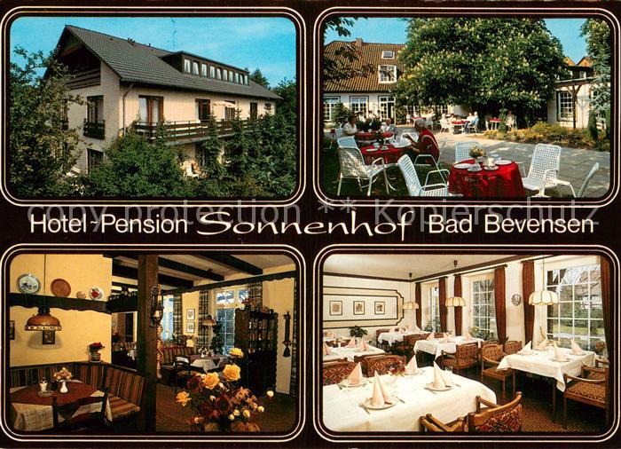 Bad Bevensen Hotel Pension Sonnenhof Terrasse Gastraeume