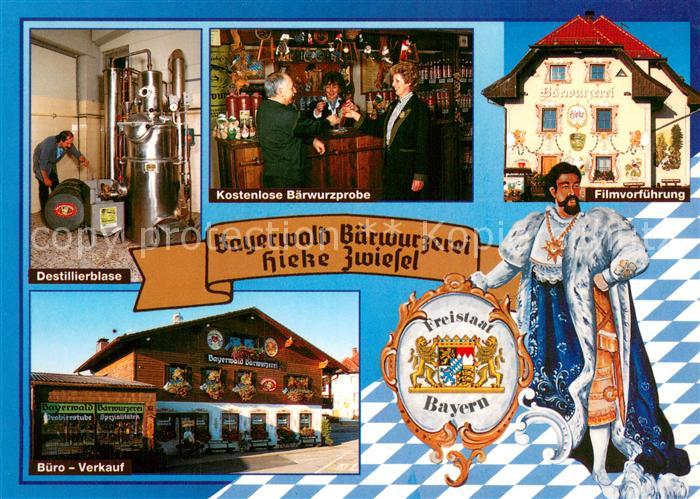 Zwiesel  Niederbayern Bayerwald Baerwurzerei Hieke Zwiesel Destillierblase Koste