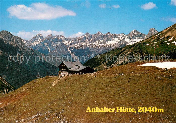 Anhalterhuette 2040m Tirol mit Hornbachkette