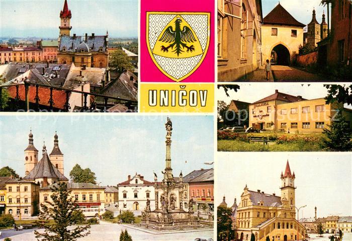Unicov Maehrisch-Neustadt CZ Farni kostel a barokni sousosi jedno z nejkrasnejsi