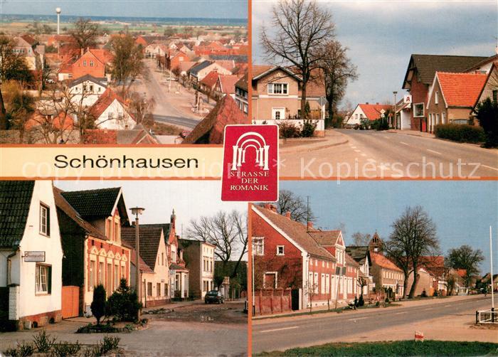 Schoenhausen Elbe Ortsansichten der Fontanestrasse