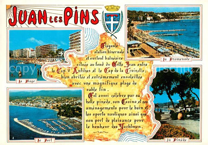 Juan-les-Pins Antibes 06 La Plage La Promenade Le Port La Pinede