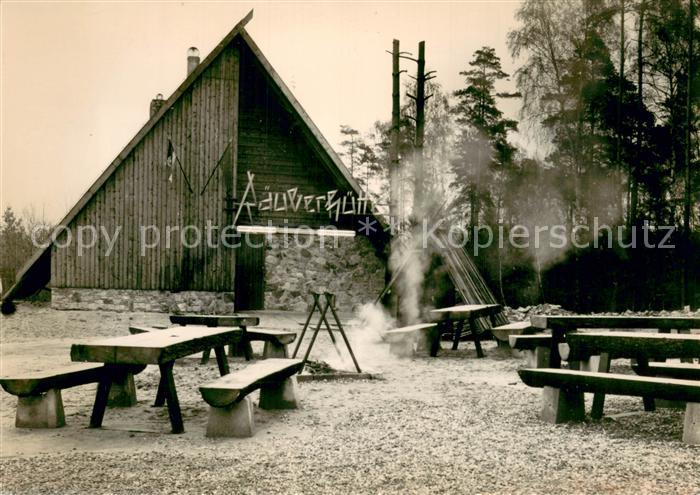 Moritzburg Sachsen Konsumgaststaette Raeuberhuette Handabzug