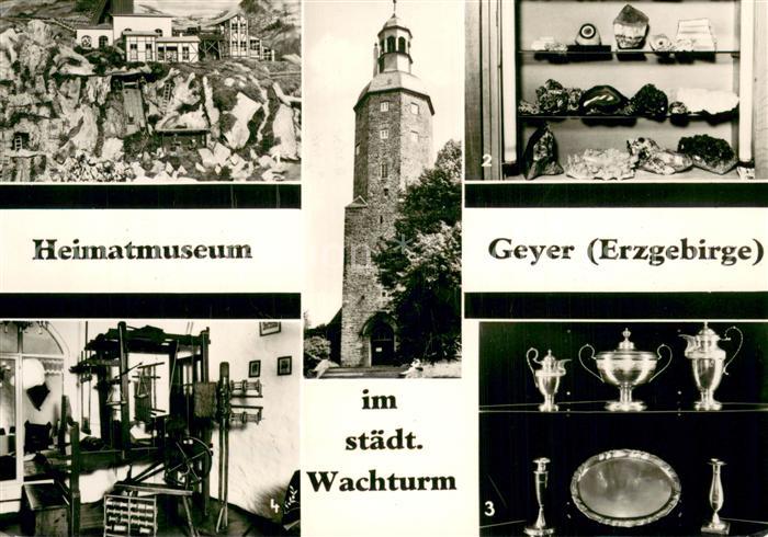 Geyer Heimatmuseum Binge-Modell Mineraliensammlung Zinnsammlung Posamentierstuhl