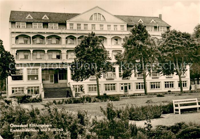 Kuehlungsborn Ostseebad Kreiskrankenhaus und Poliklinik