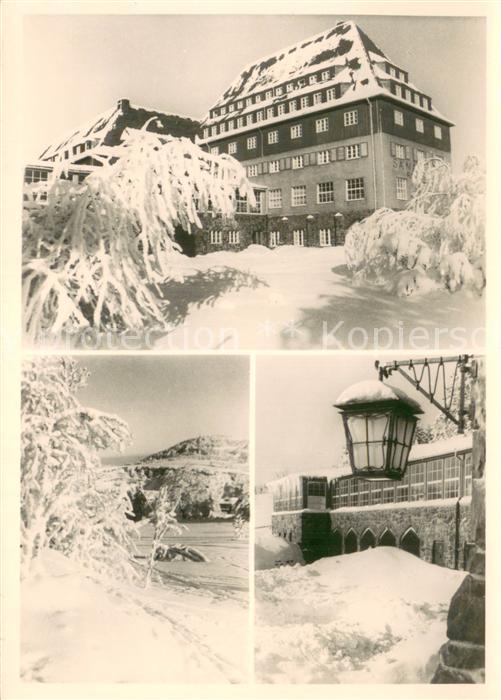 Altenberg Erzgebirge Sanatorium Raupennest Winteridylle