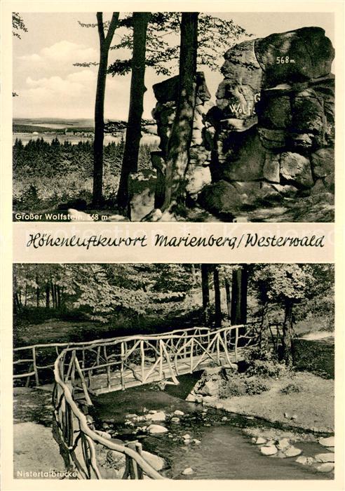 Marienberg Westerwald Grosser Wolfstein Nistertalbruecke